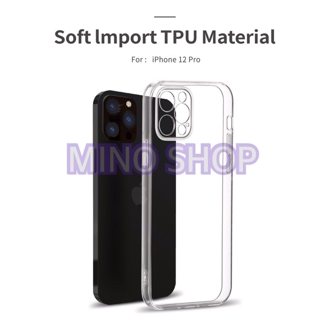 SOFTCASE TRANSPARAN IPHONE 12 PRO - PREMIUM CLEAR SOFT CASE