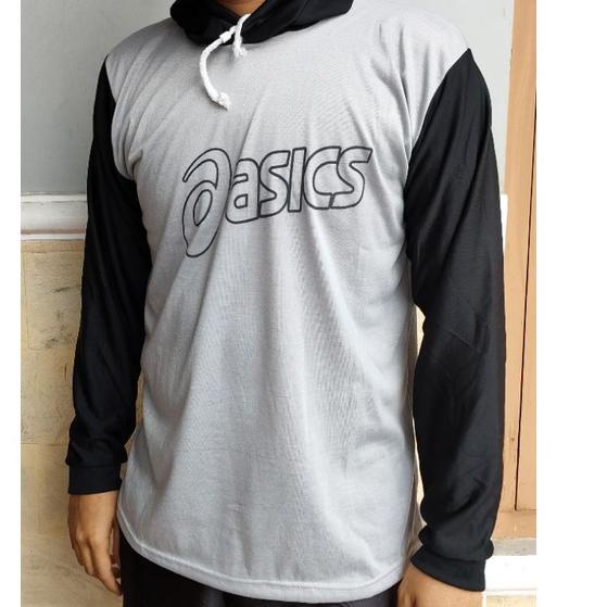 ♞ kaos tani lengan panjang kupluk/kaos tani/kaos basahan lengan panjang/kaos berkebun ♞