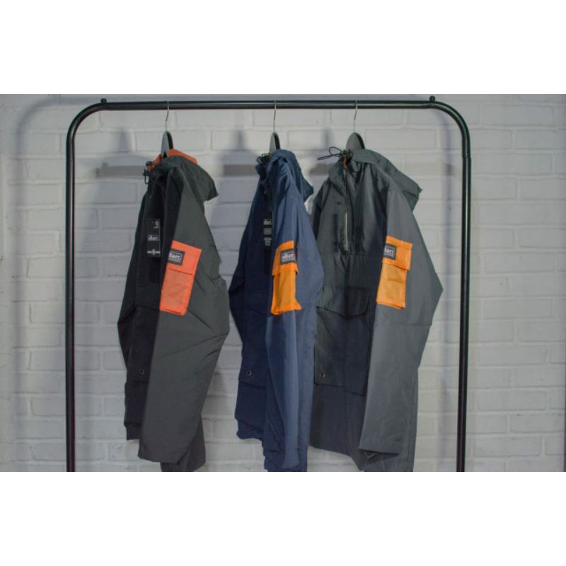 JAKET CAGOULE KEREN . JAKET KANTONG DORAEMON , JAKET PRIA KEREN