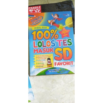 GENIUS BOOK - 100% LOLOS TES MASUK SD FAVORIT - SESUAI KURIKULUM TK TERBARU - BONUS MEWARNAI