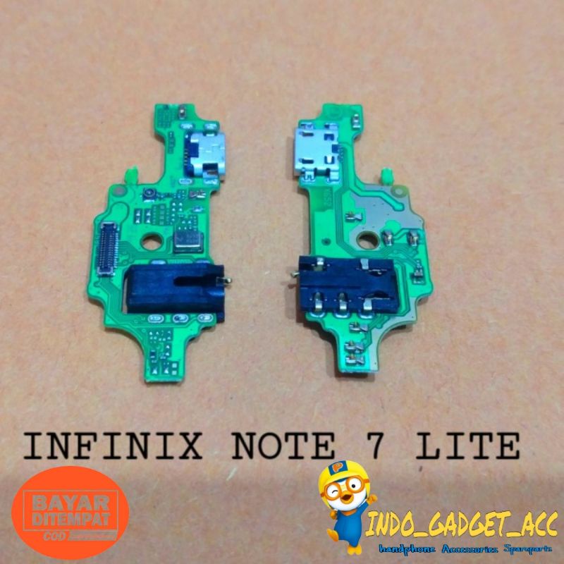 FLEXIBLE BOARD CONECTOR KONEKTOR CHARGER PAPAN CAS INFINIX NOTE 7 LITE X656
