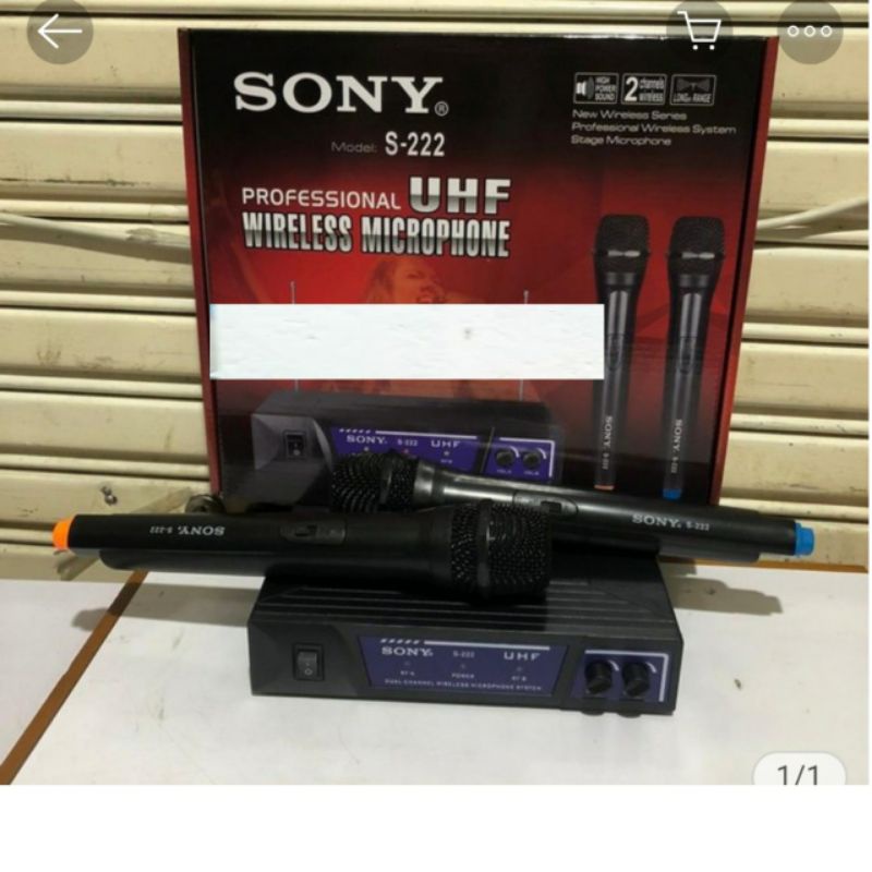 MIC WIRELESS SONY S222