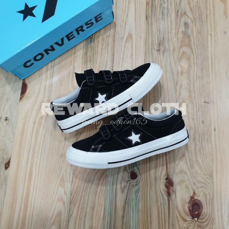 bisa cod SEPATU MURAH CONVERSE ONE STAR VELCRO SUEDE