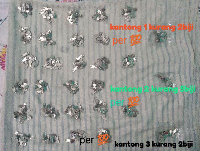 Kepala Resleting 05 Polos Tipis & Tebal