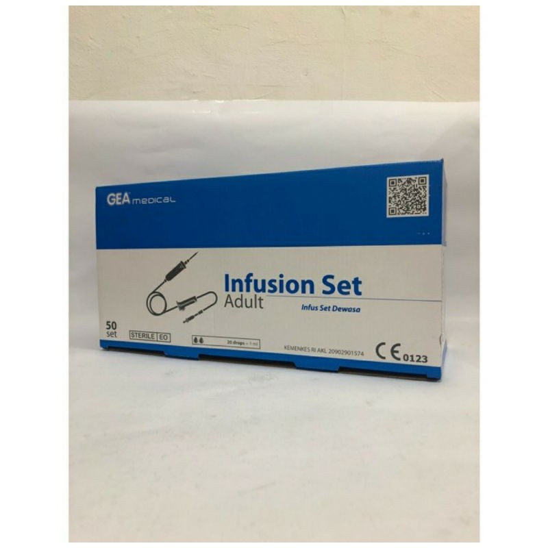 Jual Infus Set Dewasa Gea Selang Infus Dewasa Infusion Set Adult Indonesia Shopee Indonesia