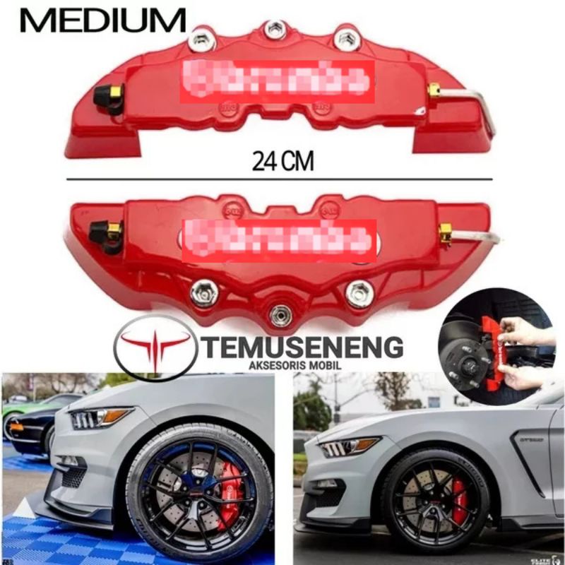 Cover Rem Mobil Disc Brake Ukuran Medium Sedang Ring 14 15