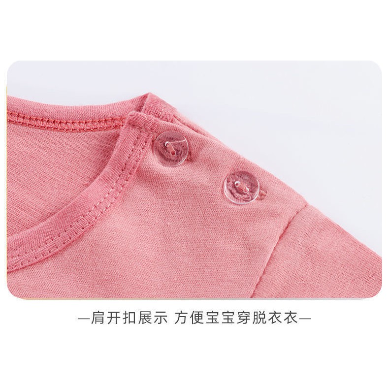 Goblin♛ PB047 COD Baju Jumper Anak bayi Romper Tidur Setelan Celana Pendek Piyama Santai Fashion Korea Import-5