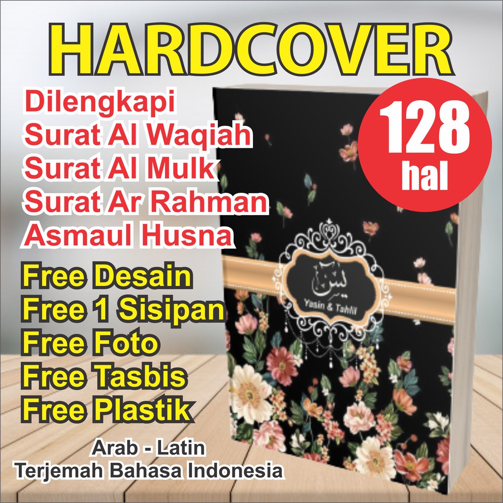 BUKU YASIN HARDCOVER CUSTOM MURAH