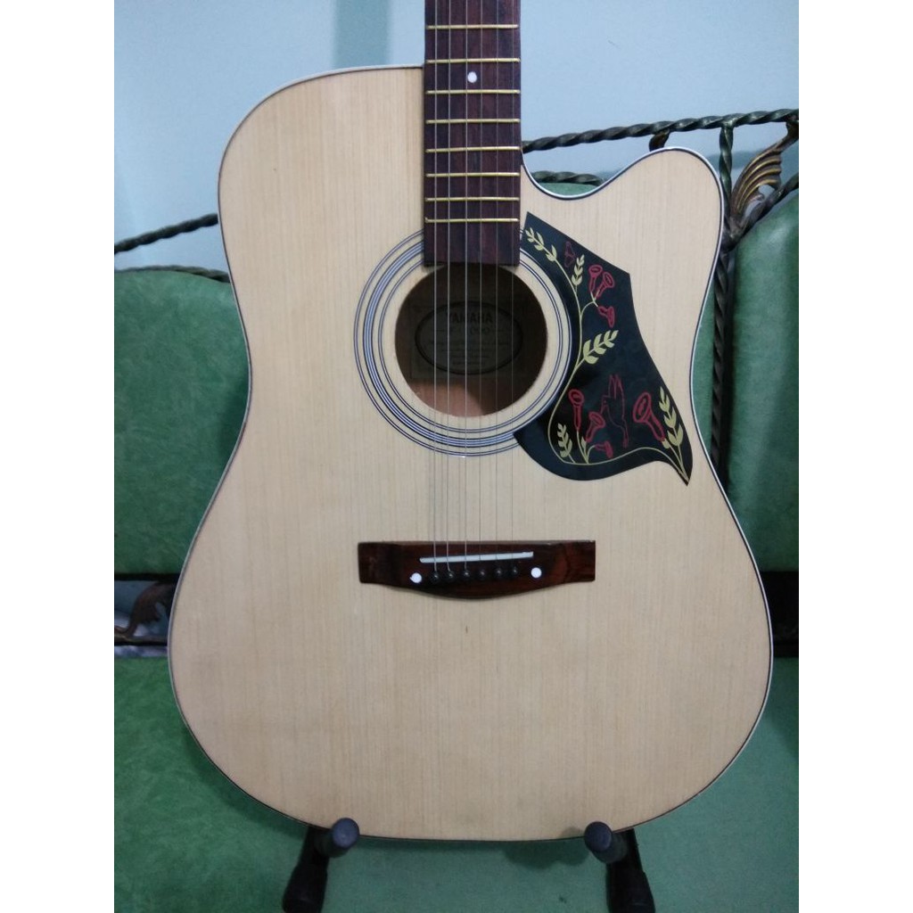 Gitar Akustik Merk Yamaha Jumbo Sunkay Natural Tipe F1000 Buat Pemula Senar String Jakarta Murah