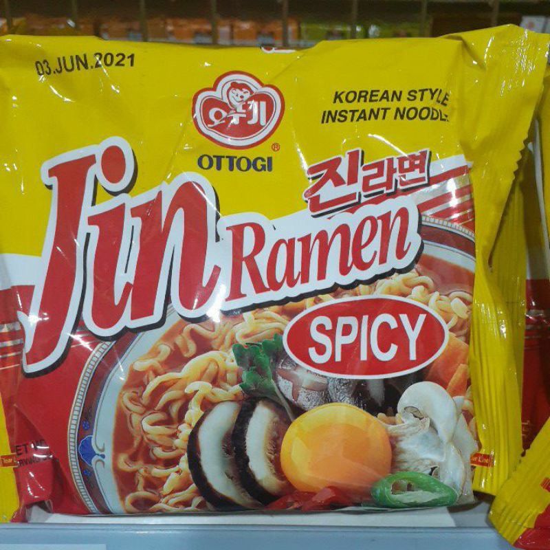 

Ottogi Jin Ramen Spicy 120gram