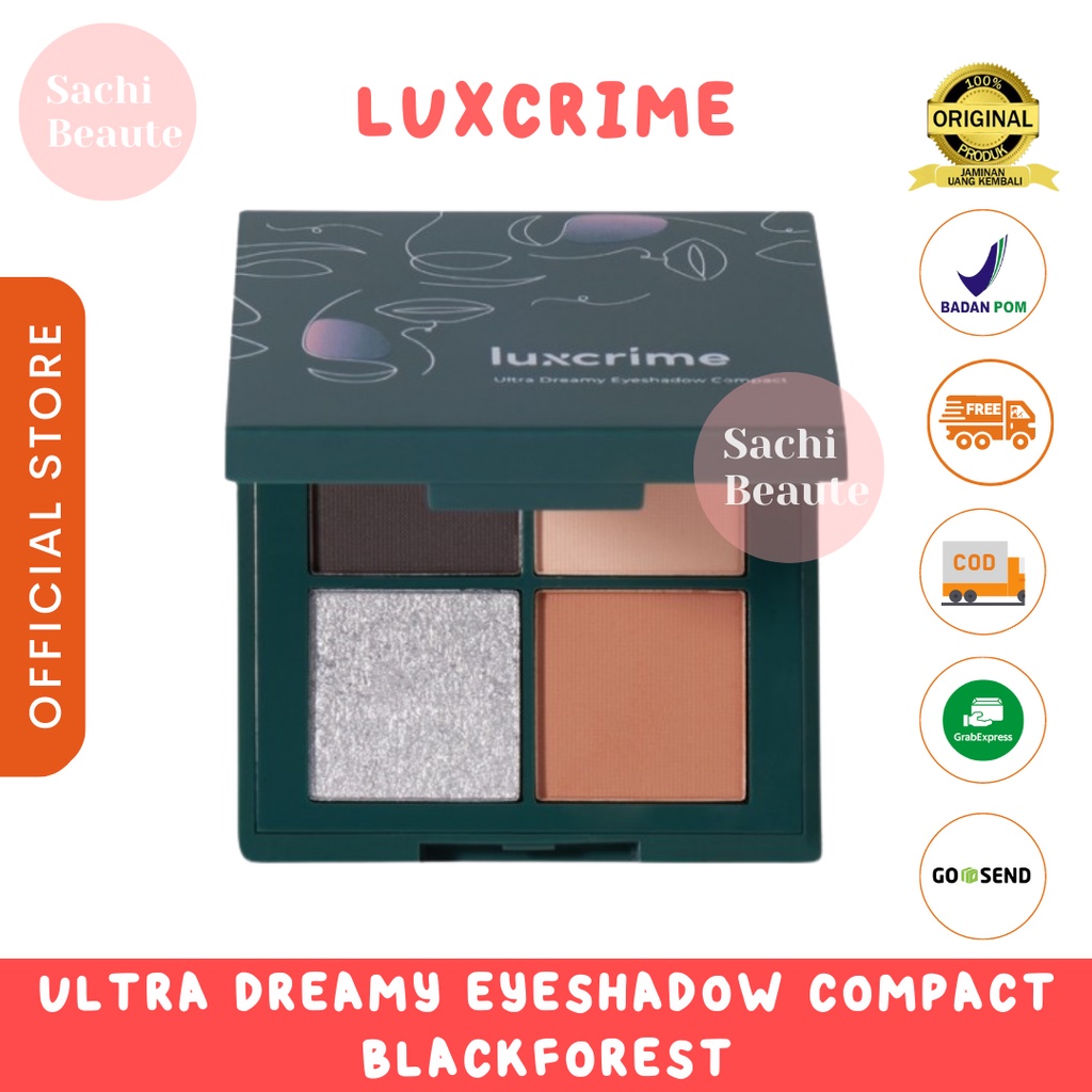 Luxcrime Ultra Dreamy Eyeshadow Compact Blackforest