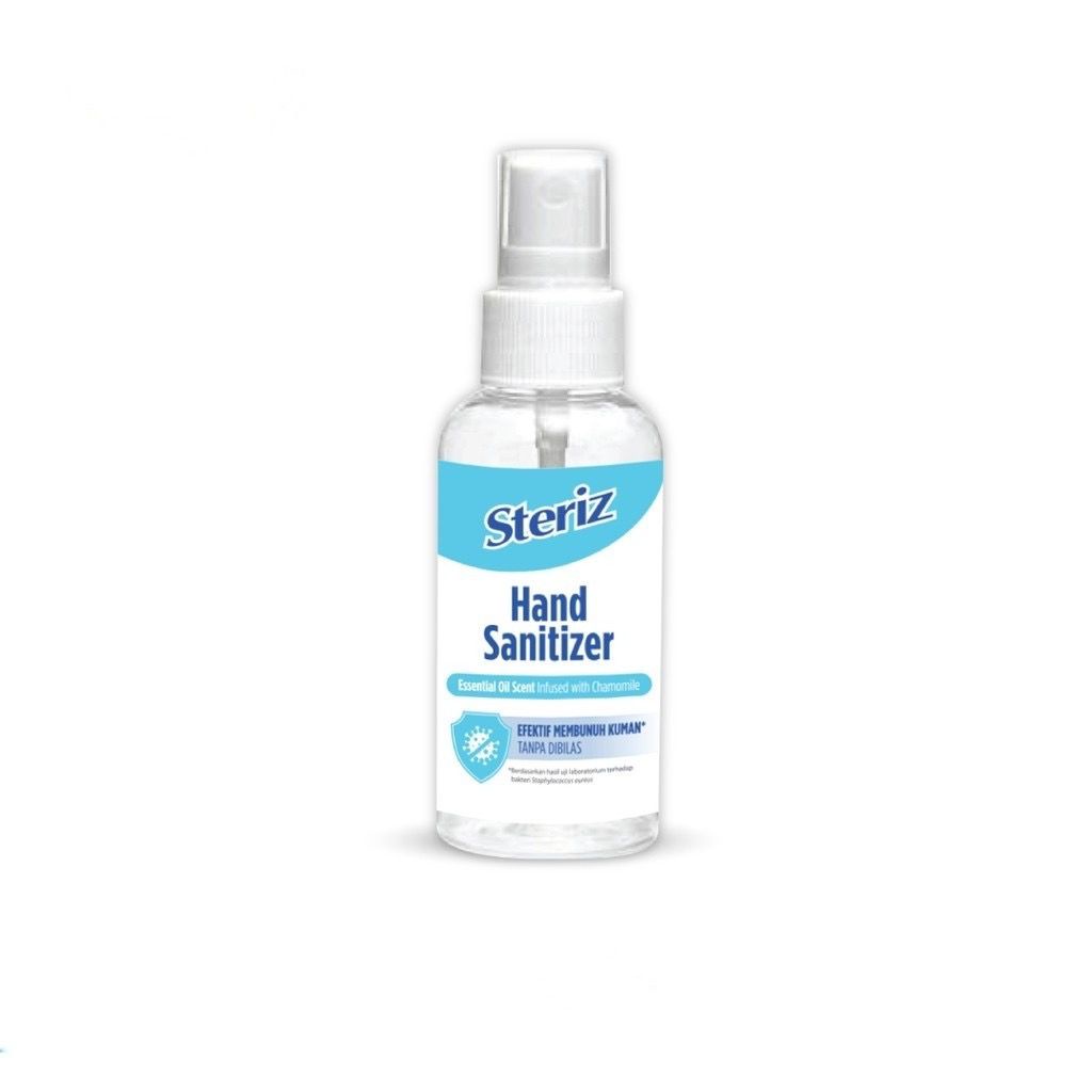 Steriz Hand Sanitizer Antiseptic Multifungsi 60 ml / Cairan anti septik