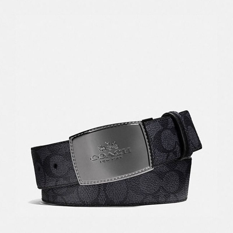 COACHH MEN BELT IKAT PINGGANG SABUK GIFTSET FREE BOX PAPERBAG PREMIUM QUALITY