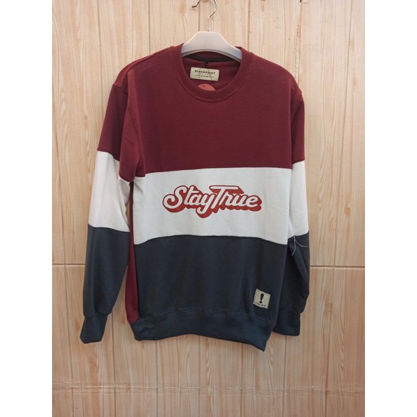 Sweater crewneck pria wanita premium murah