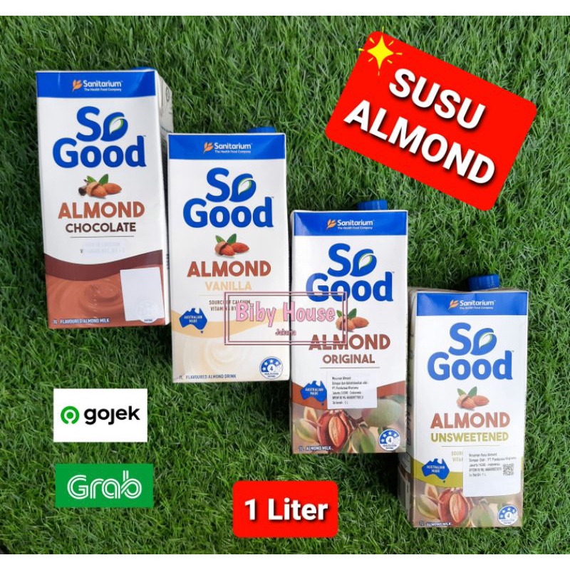 

SUSU ALMOND SO GOOD SANITARIUM / SO GOOD OAT BARISTA 1 liter 100 % original dan termurah