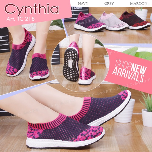 cynthia TC218 fashion sport slip on Import