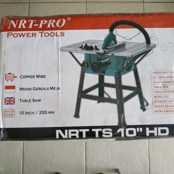 Mesin-Gergaji-Kayu-Meja-Tablesaw-Table-Circular-Saw-10"-inch-NRT-PRO