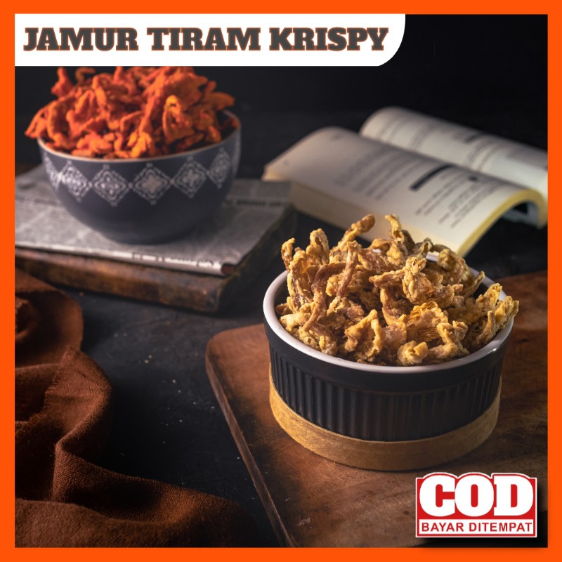 

Original/BaladoD'jamurKeripik Jamur Tiram Jamur Krispy Mushroom Crispy 80 gram Gurih Renyah COD