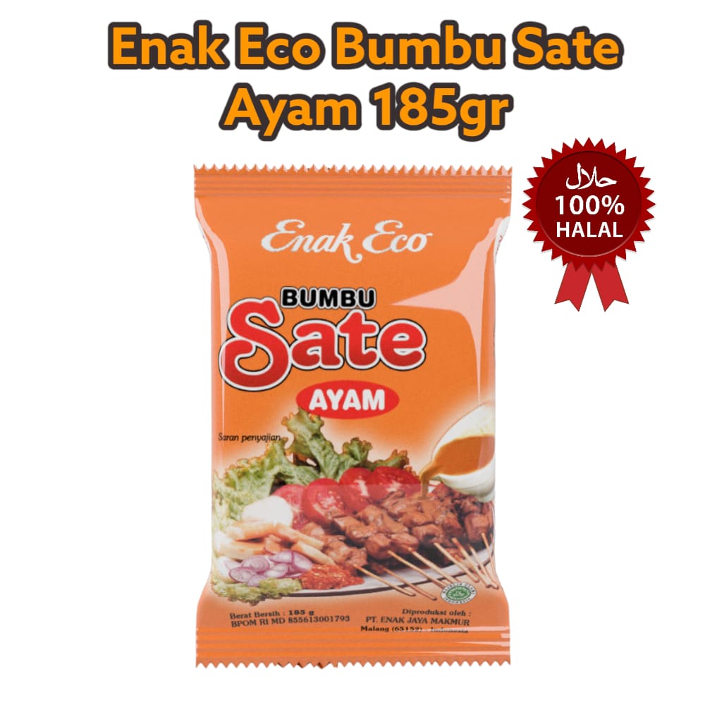 

ENAK ECO BUMBU SATE AYAM INSTANT 185gr