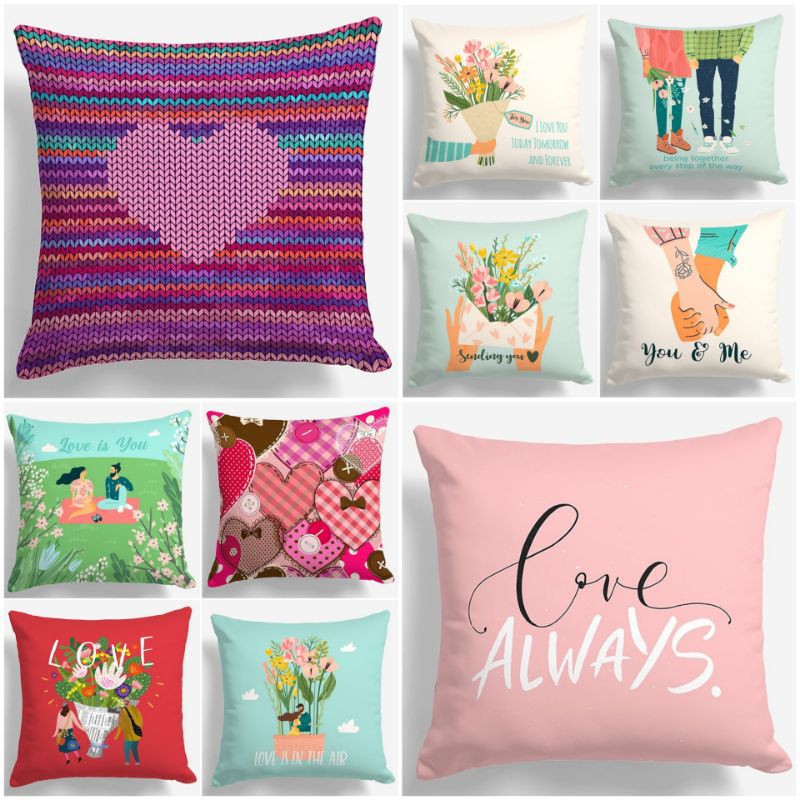 BANTAL SOFA PRINT MOTIF LOVE EDITION COUPLE 40X40 CM