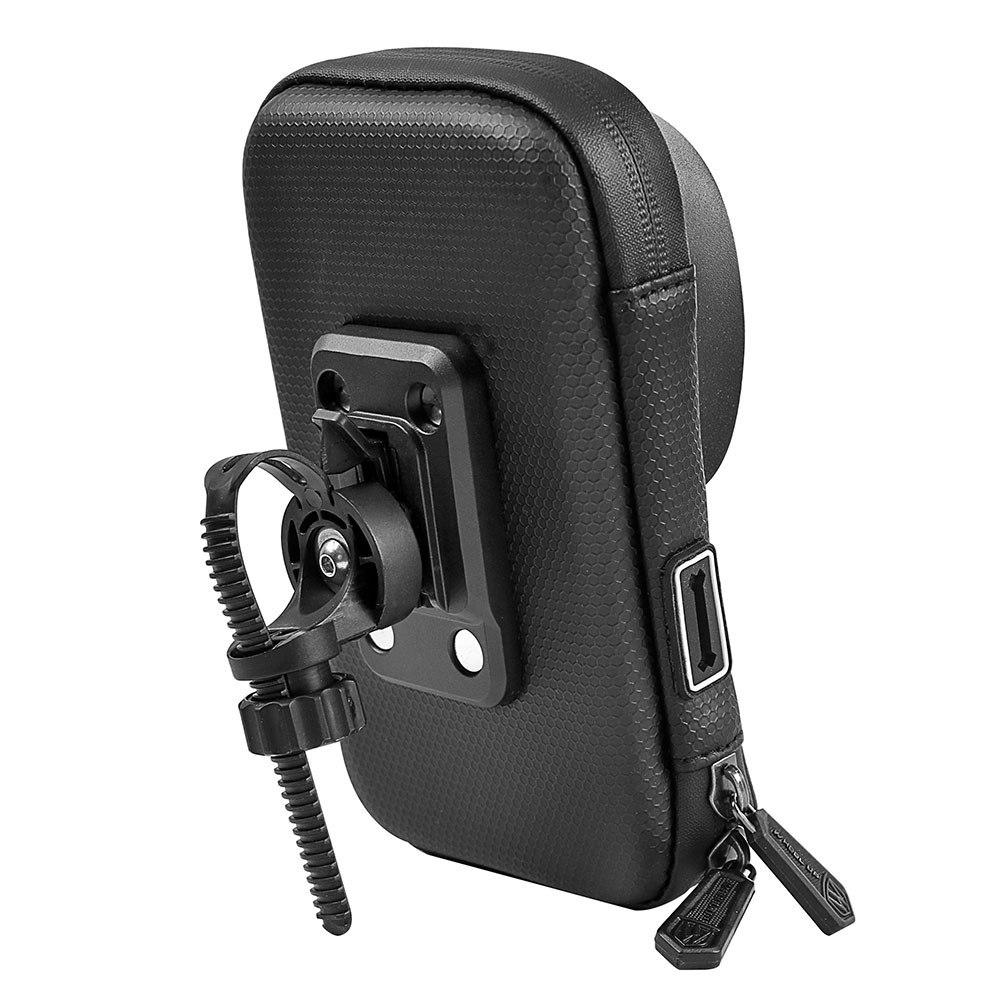 Wheel Up Smartphone Holder Sepeda Waterproof 6 Inch - AF113 - Black