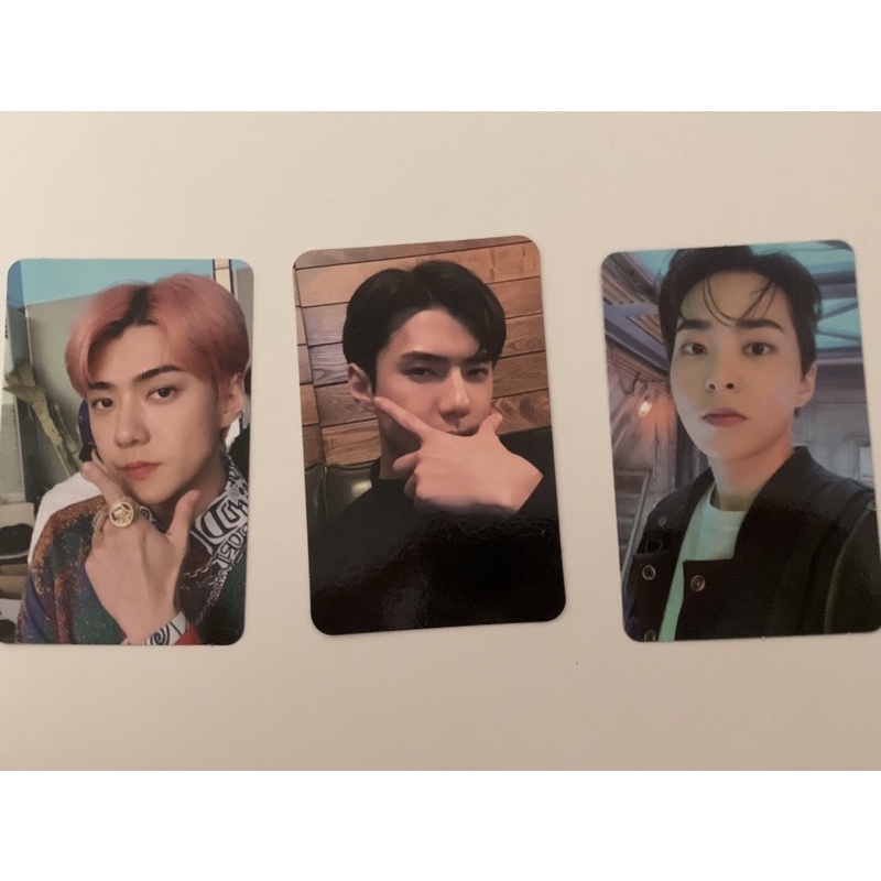 [ official ] sehun one billion & xiumin dftf photocard