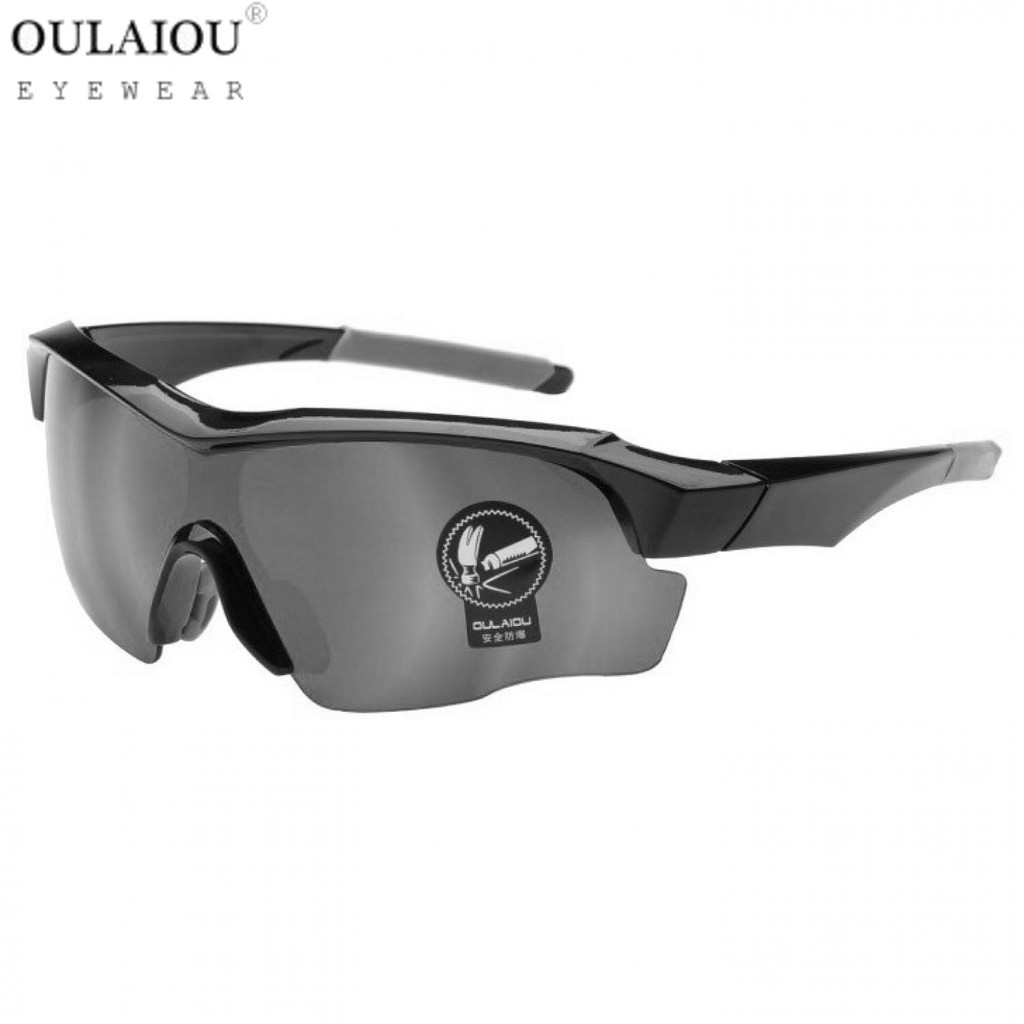 MPro kacamata kaca mata Outdoor sepeda Sport Mercury Sunglasses Pria Wanita OULAIOU RainTree  Black jnp