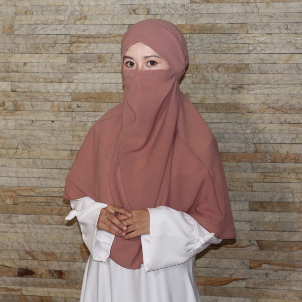 (FRENCH KHIMAR) DAILY FRENCH KHIMAR DIAMOND ELMEERA// ELSHAFAHIJAB HIJAB CADAR// JILBAB NIQOB FRENCH KHIMAR ELMEERA