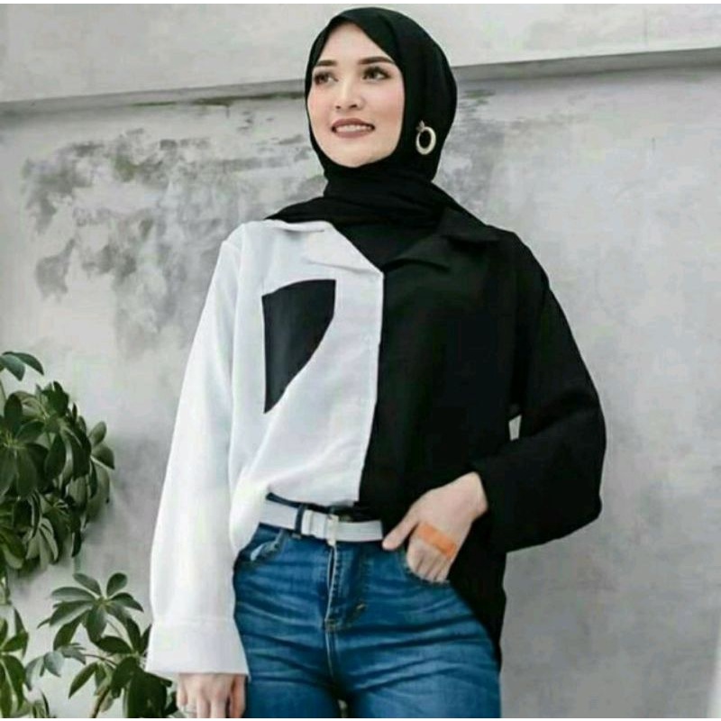 KEMEJA MEGAN / KEMEJA RAYON / VIENA BLOUSE / BLOUSE WANITA /  ATASAN WANITA