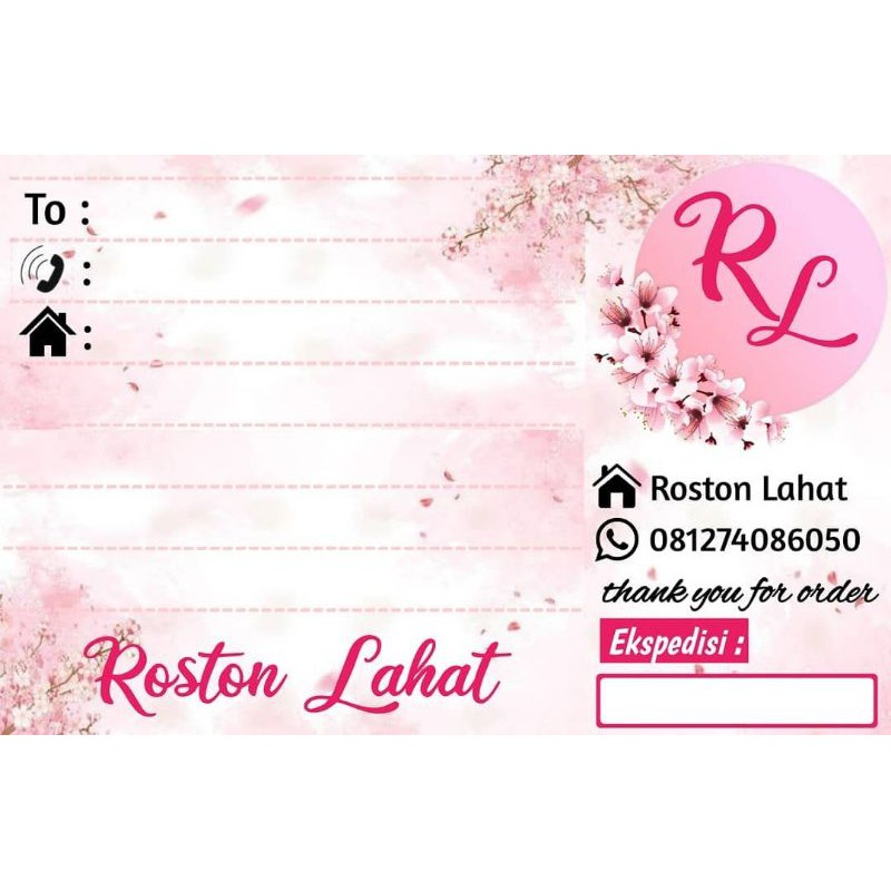 

Stiker Pengiriman 10x7 cm isi 30 lembar