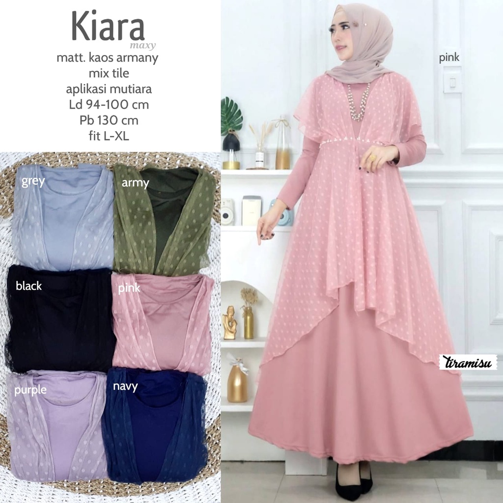 Pakaian Terbaru KIARA MAXY by TIRAMISU FASHION
