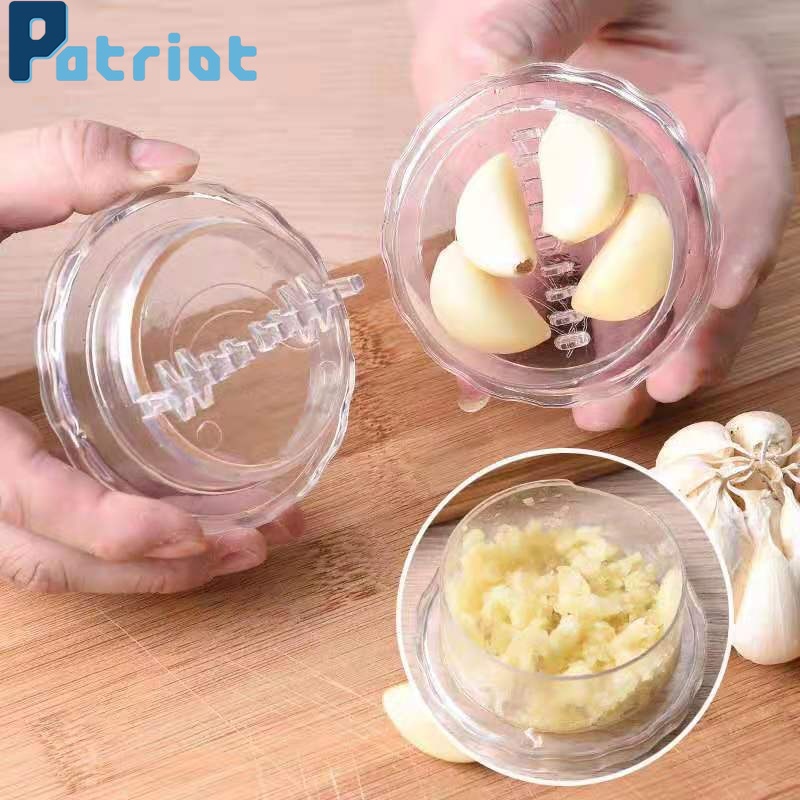 1PC Mini Portable Manual Rotary Garlic Grinder For Kitchen