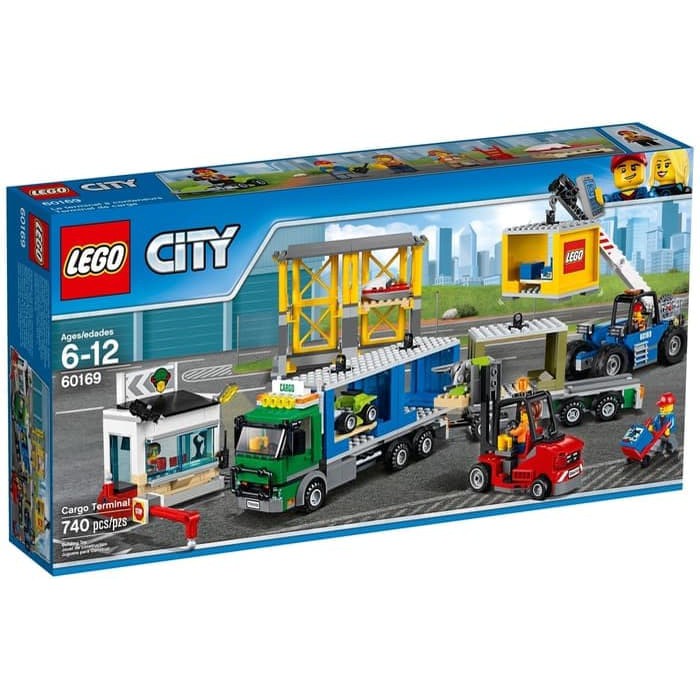 LEGO 60169 - City - Cargo Terminal Accessories Truck Driver Workers