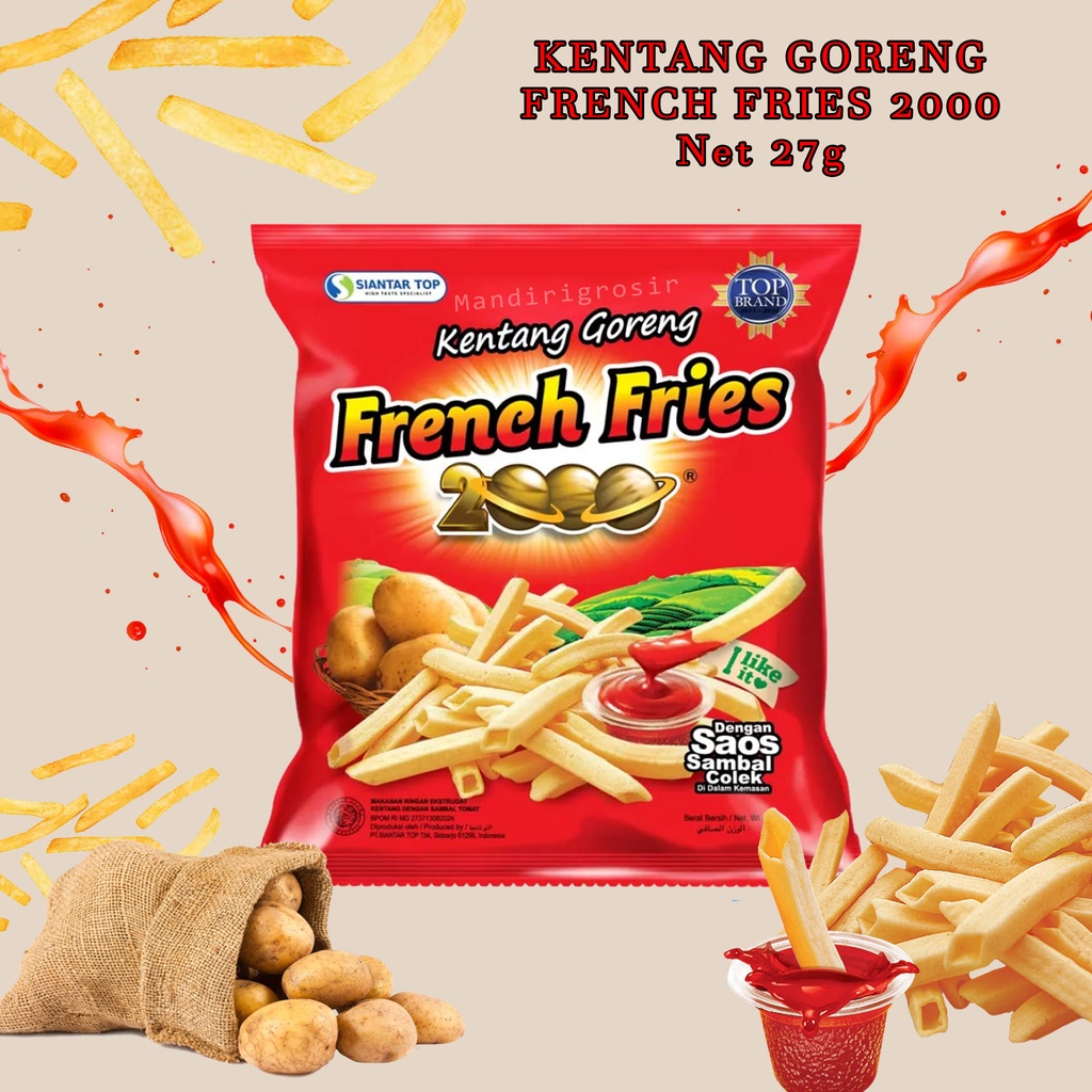 * FRENCH FRIES 2000 24g *KENTANG GORENG