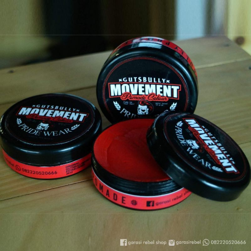 Pomade Warna merah / Pomade Cowok / minyak Rambut / pomade oolblased