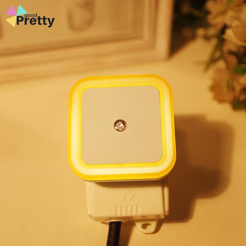 Induksi Night Light Control Plug-In Cerdas Cahaya Cahaya Lampu Lampu Bulat Ledut Bulat - PD