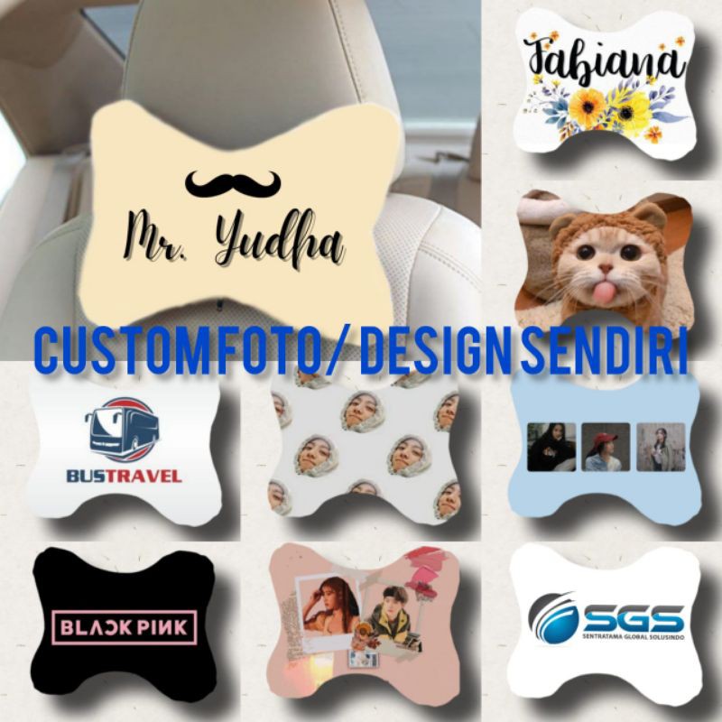 CUSTOM BANTAL MOBIL BISA PAKAI FOTO SENDIRI