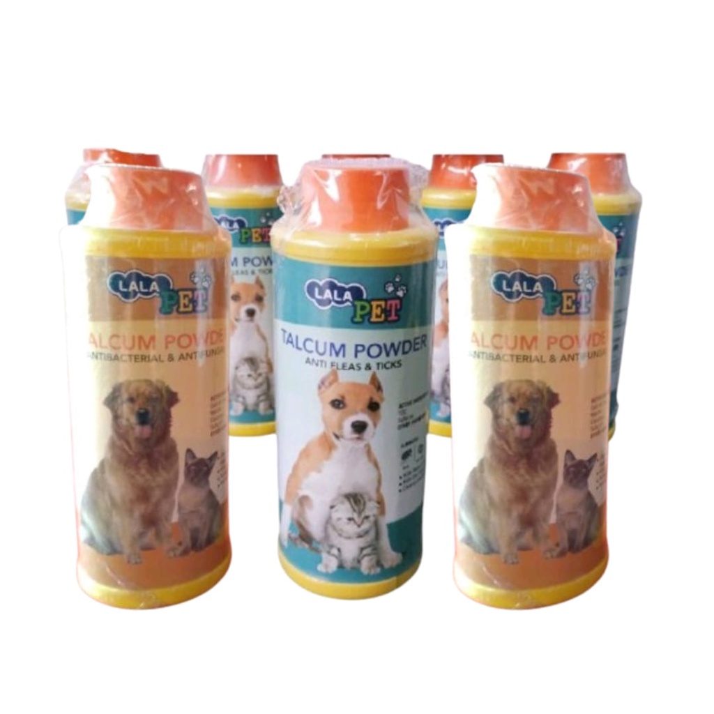 Lalapet Talcum Powder 100gr Bedak Kutu Jamur untuk Anjing dan Kucing