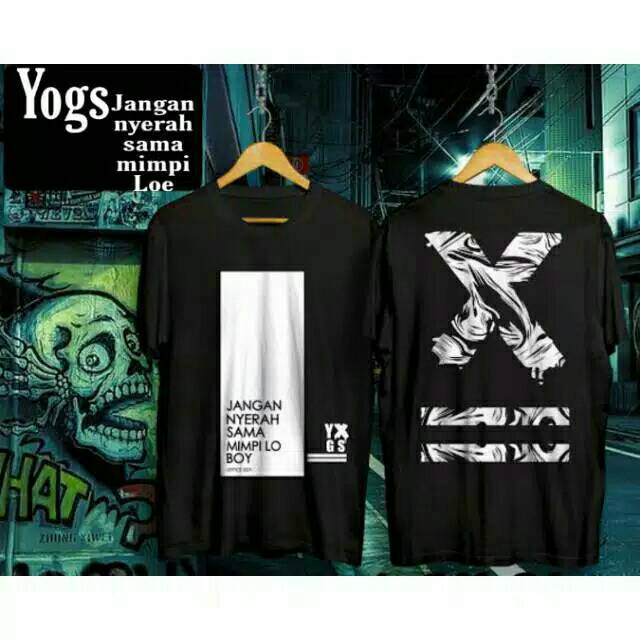 Kaos distro keren kaos cowo yogs jangan nyerah