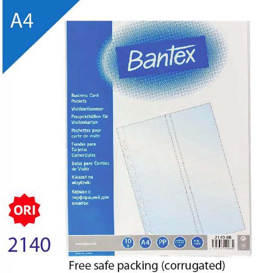 

Bantex 10p Collectors Pocket Photocard Sleeve