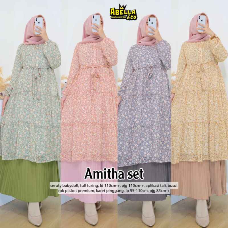 Amitha Set Gamis dress set