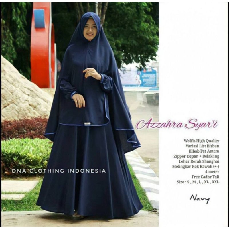 Azzahra Syar'i Original Dna Hijab big saleee