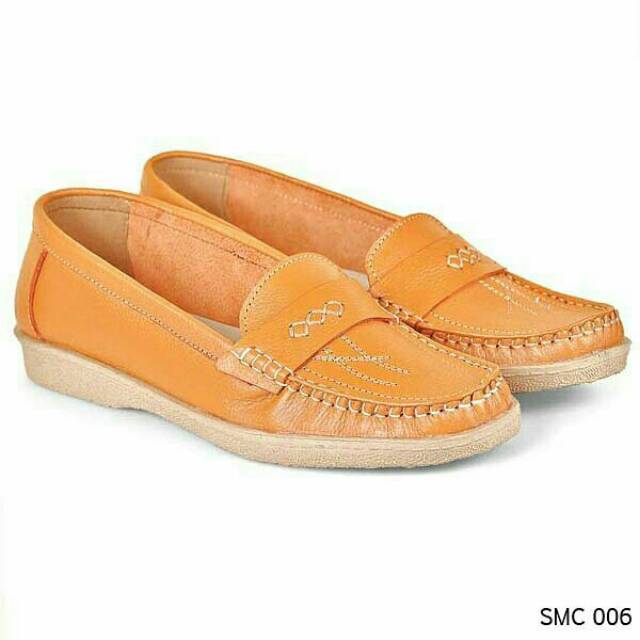 Sepatu Kerja Wanita Moccasin CBR SIX Sepatu Kulit