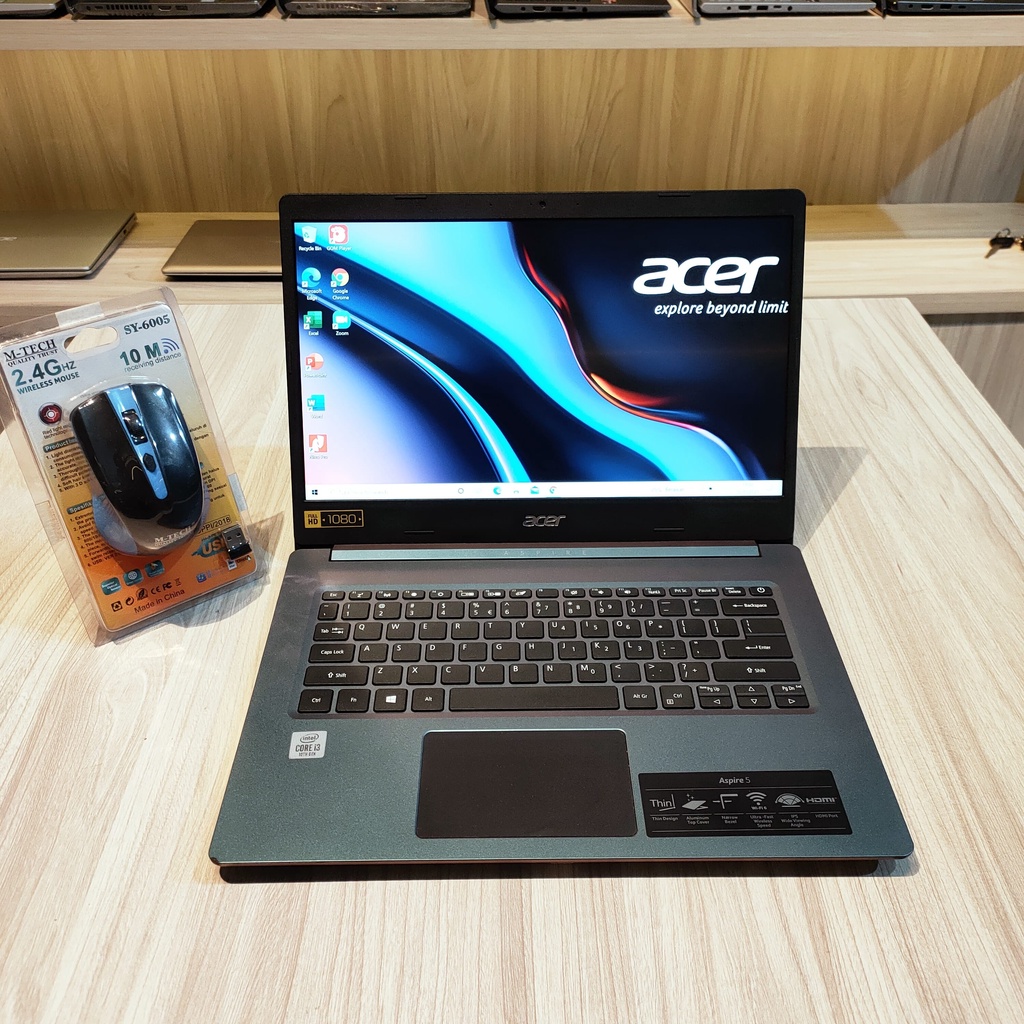 ACER Aspire 5 A514-53-3852 - Maginal Blue (Core i3 gen 10) RAM 4gb SSD 512gb + Intel Optane 32gb VGA