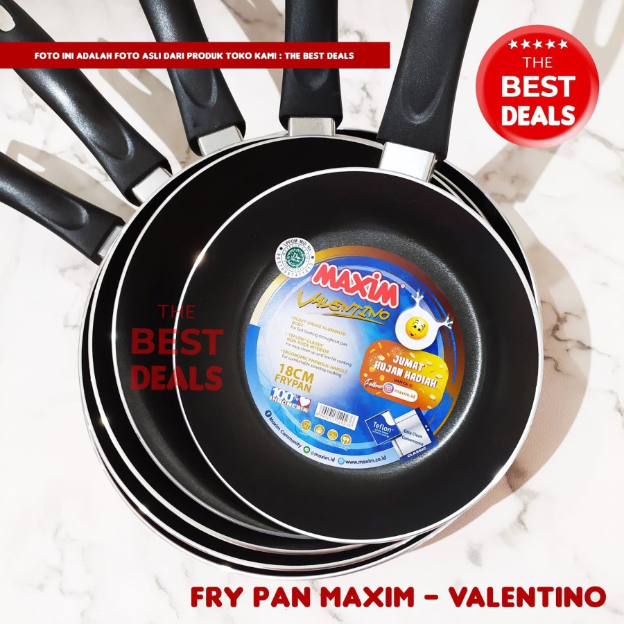 MAXIM VALENTINO FryPan 26 cm - Panci Anti Lengket