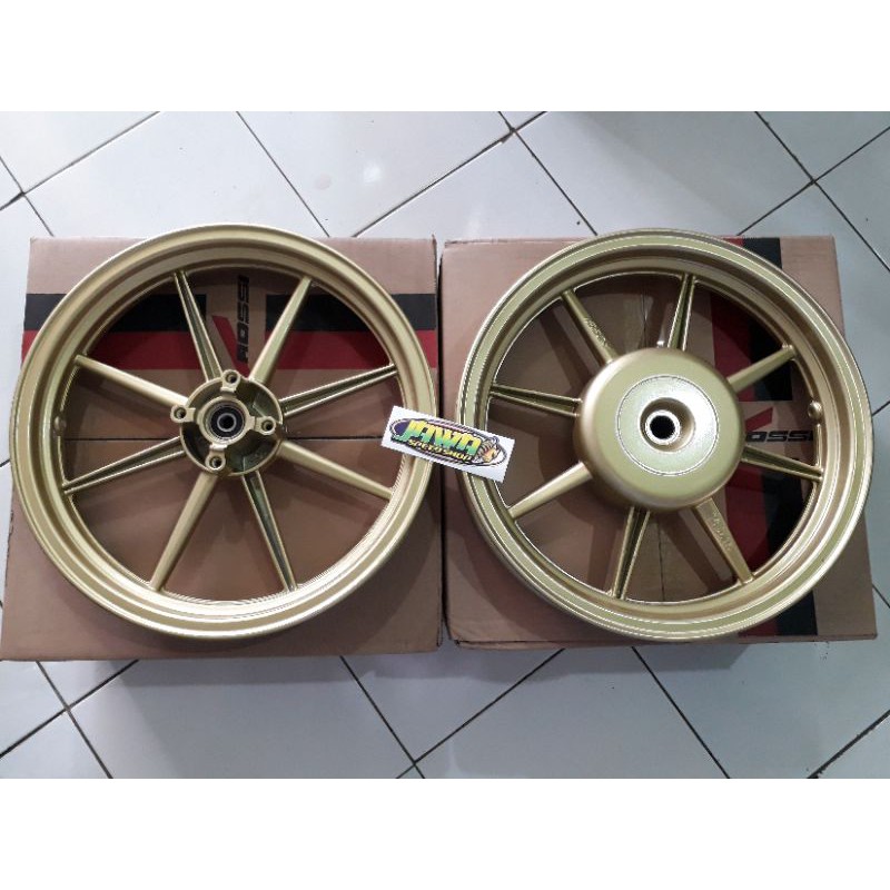 Velg plek vrossi venom comet gold copy RCB ring 14 uk 185 215 beat scopy vario 110