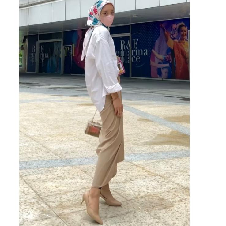 Mlk31au22ᴷ ‣ Rok lilit polos Kain lilit polos Wrapkirt instan Kain lilit polos/ draperi skirt/rok li