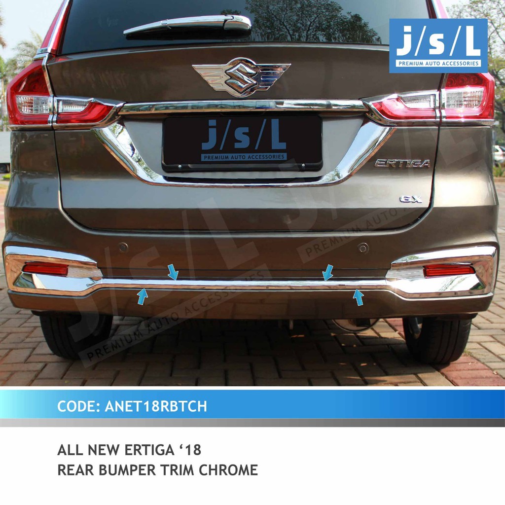 List Bumper Belakang All New ERTIGA 2018 Chrome