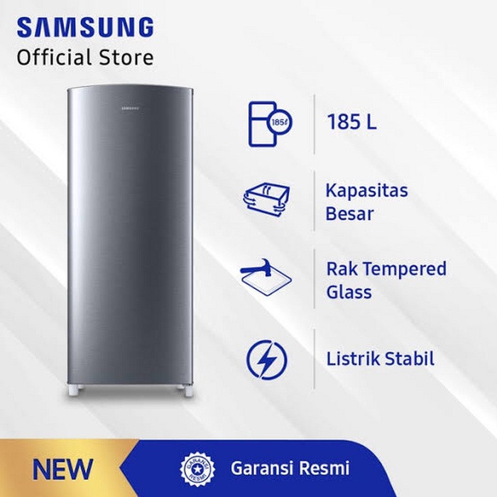 SAMSUNG RR18R1000SA KULKAS 1 PINTU 185L RR18R1000 SA RR18
