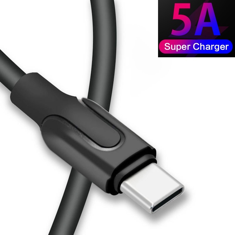 FAST Durable Kabel Data Cable USB Micro Fast Charging Quick charge 3.0A 1000mm Type-c 5.0A Ios Black Support Apple samsung xiaomi huawei oppo vivo realmi HP